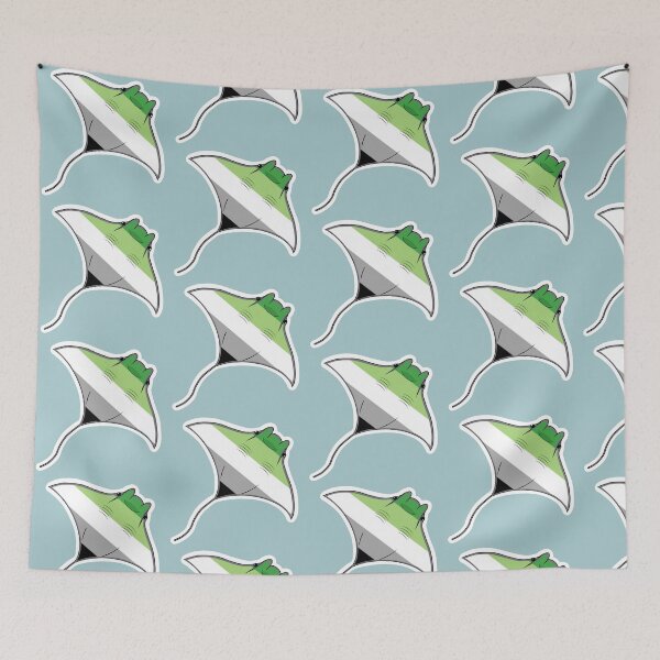 Item preview, Pride Mantaray Aromantic Flag designed and sold by perpetuallyConf.