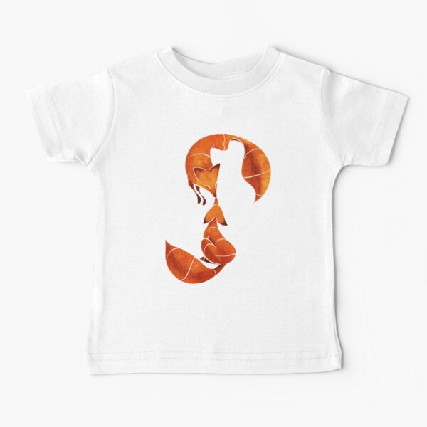 Kissing foxes Baby T-Shirt