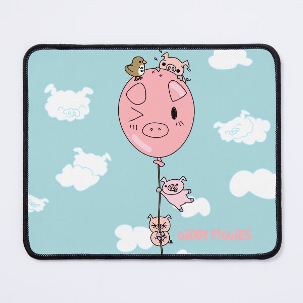 Vista previa del artículo con la obra «Paseo en globo de Giddy Piggies», diseñado y vendido por Giddy Piggies.