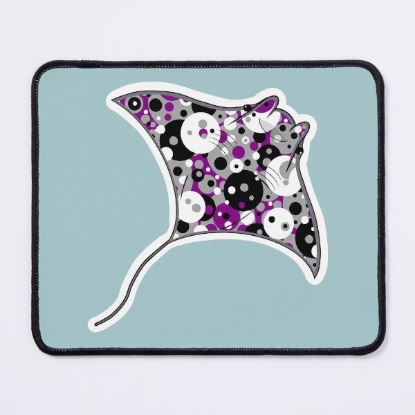 Item preview, Pride Mantaray Asexual  designed and sold by perpetuallyConf.