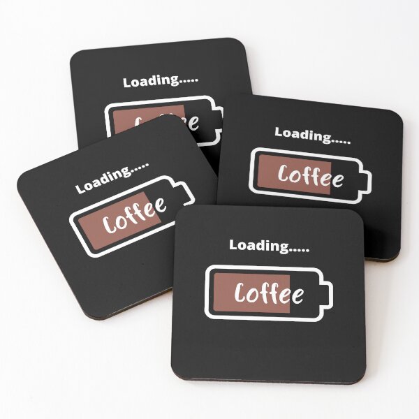 Item preview, Coffee loading (Black) designed and sold by OrganicDesings.