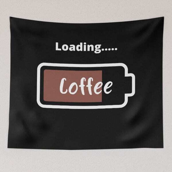 Item preview, Coffee loading (Black) designed and sold by OrganicDesings.