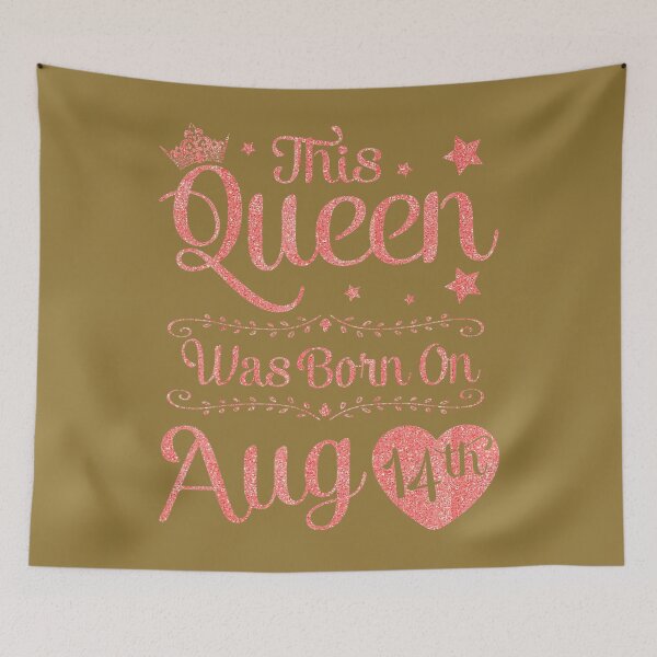 Item preview, This Queen Was Born On August 14th Birthday 	 	 	 	 designed and sold by qjwdlsqso76.