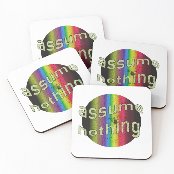 Item preview, assume nothing designed and sold by KaeSellsArt.