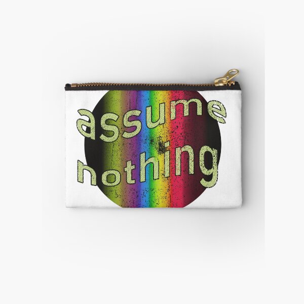 Item preview, assume nothing designed and sold by KaeSellsArt.
