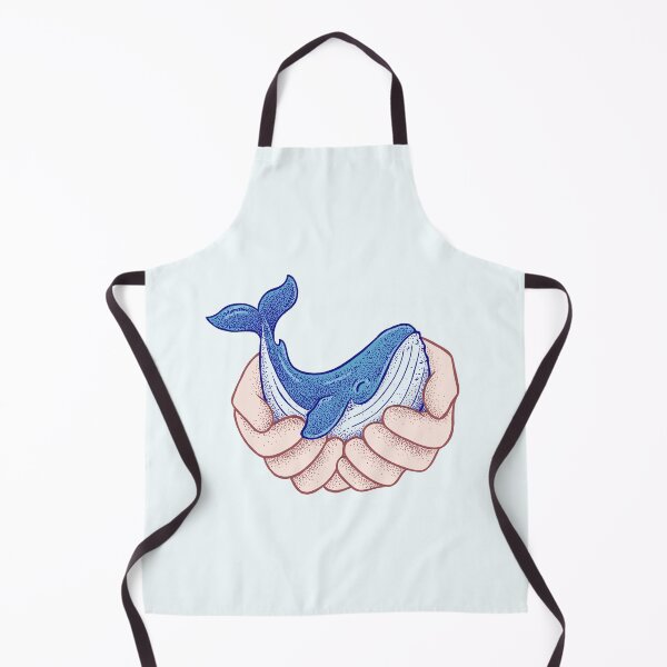 Item preview, Save The Whales - Hand hugging cute whale designed and sold by Frank J. Art.