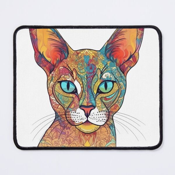 Item preview, Abyssinian Cat Portrait Art by WhimsiCat Design: Creative Feline Lover's designed and sold by DooodleGod.