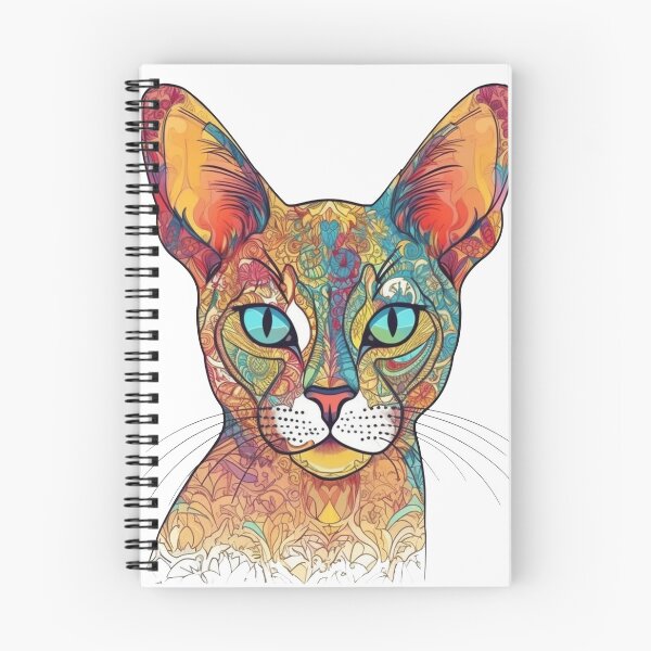 Item preview, Abyssinian Cat Portrait Art by WhimsiCat Design: Creative Feline Lover's designed and sold by DooodleGod.