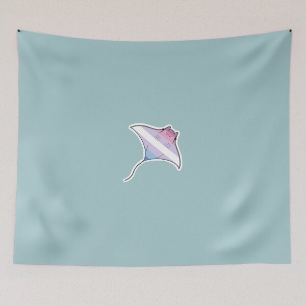 Item preview, Pride Mantaray Bigender Flag designed and sold by perpetuallyConf.