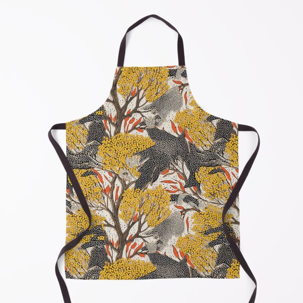 Item preview, Pointillist Leaves and Elderflowers designed and sold by Monochrome-Dog.