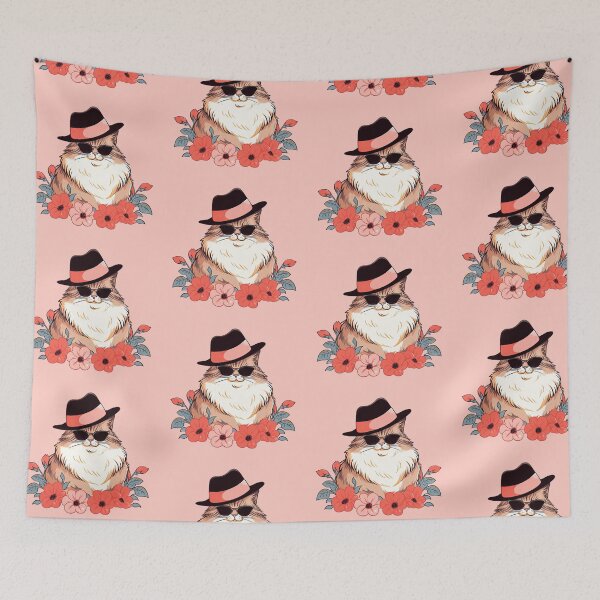 Item preview, A cool chunky cat ready for summer designed and sold by etherElric.