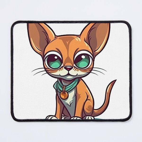 Item preview, Abyssinian Cartoon Art for Cat Lovers designed and sold by DooodleGod.