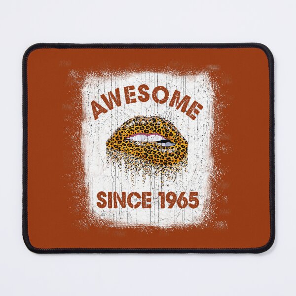 Item preview, 57 Years Old Birthday Awesome Since 1965 Leopard Lip 	 		 designed and sold by nqhjmgbb22.