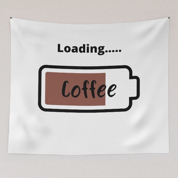 Item preview, Coffee loading (White) designed and sold by OrganicDesings.