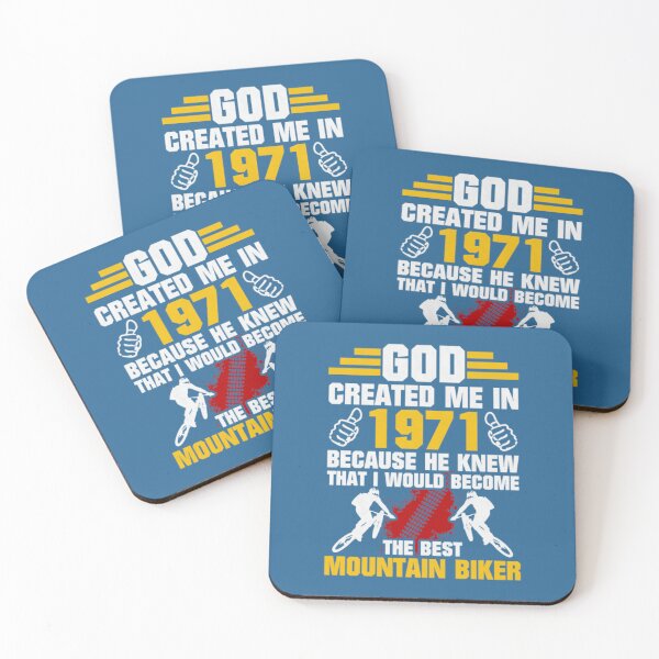 Item preview, God Creates Me In 1971 Mountainbiker	 designed and sold by regfaiutzhg15.