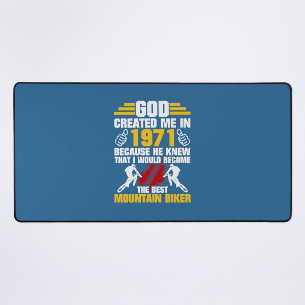 Item preview, God Creates Me In 1971 Mountainbiker designed and sold by regfaiutzhg15.