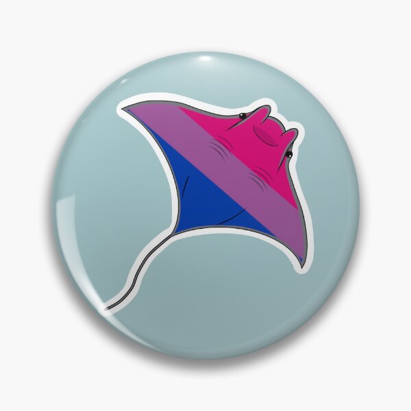 Item preview, Pride Mantaray Bisexual Flag designed and sold by perpetuallyConf.