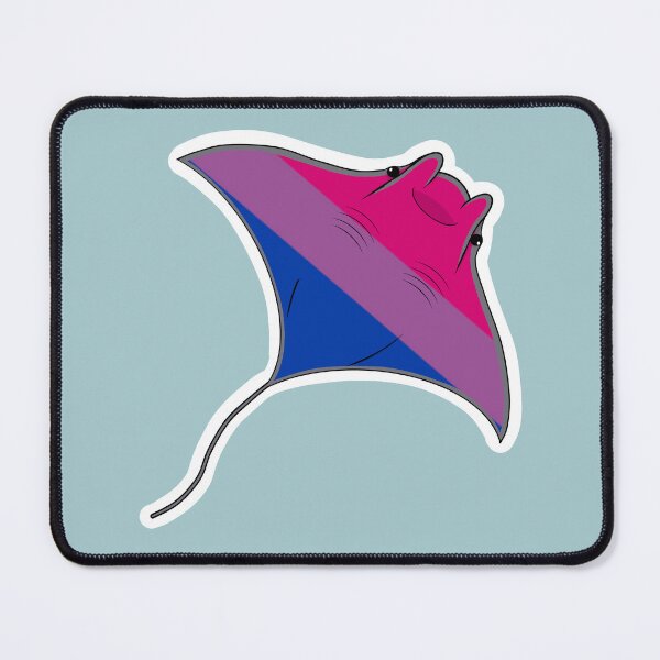 Item preview, Pride Mantaray Bisexual Flag designed and sold by perpetuallyConf.