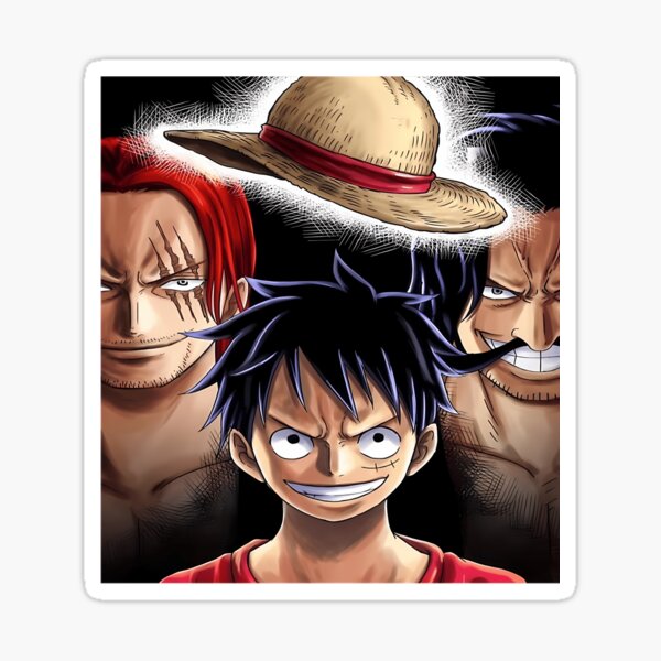 Monkey D. Luffy Straw Hat/Mugiwara Small Logo from One Piece Manga and Anime  - Straw Hat Pirates - Pin