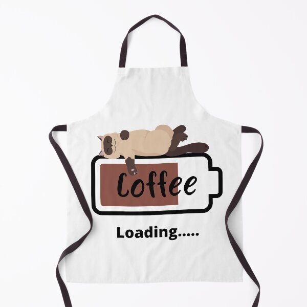 Item preview, Coffee Loading Cat (White) designed and sold by OrganicDesings.