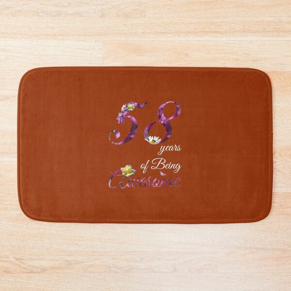 Item preview, 58 Year Old 	 Awesome Floral 1964 58th Birthday 	 		 designed and sold by nqhjmgbb22.
