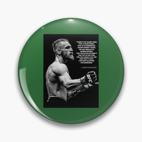 Item preview, Conor Mcgregor UFC Quote designed and sold by faxware.