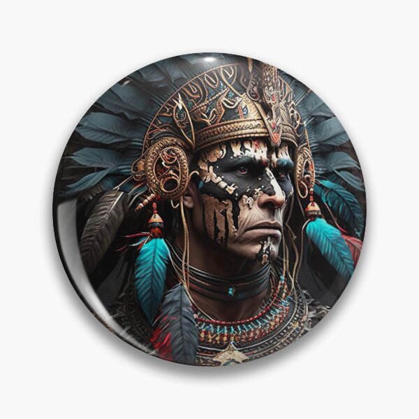 Item preview, Strong Aztec Man designed and sold by alonzoMaria.
