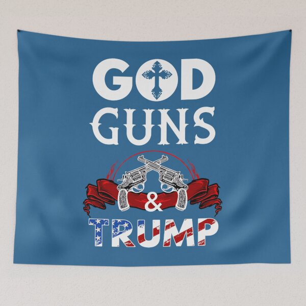 Item preview, god guns and trump supporter republican jean baptiste perie transparent	 designed and sold by regfaiutzhg15.