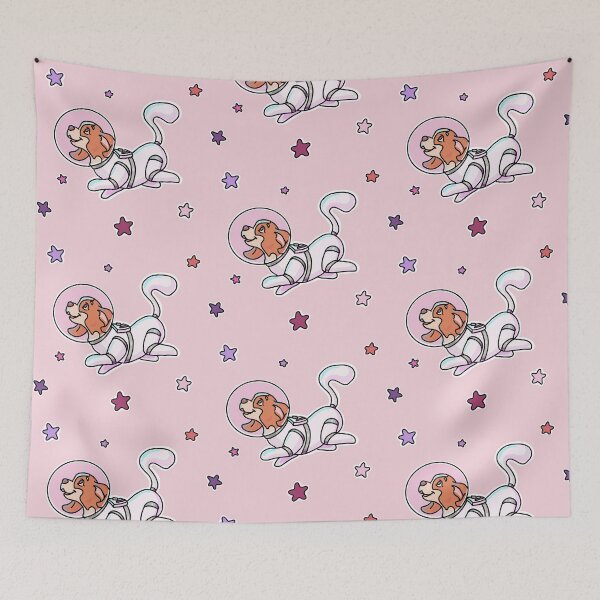 Item preview, Space pets - Roxie designed and sold by artbysusant.