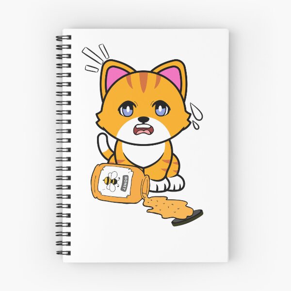 Item preview, Cute orange cat spilled a jar of honey designed and sold by Pet Station.