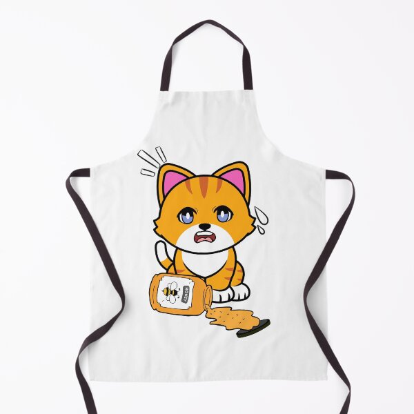 Item preview, Cute orange cat spilled a jar of honey designed and sold by Pet Station.
