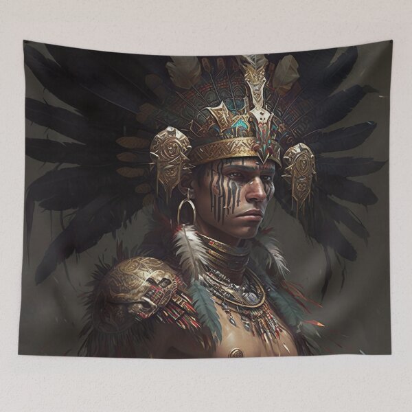 Item preview, Strong Aztec Man 4 designed and sold by alonzoMaria.