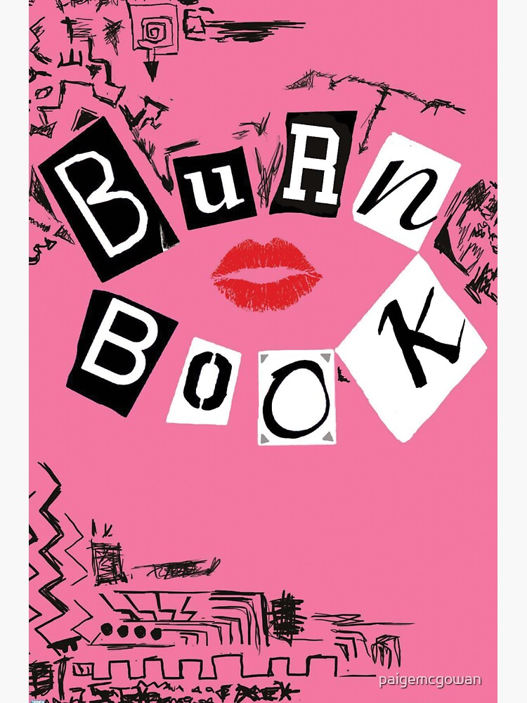 Large Sticker Storage Album Burn Book 