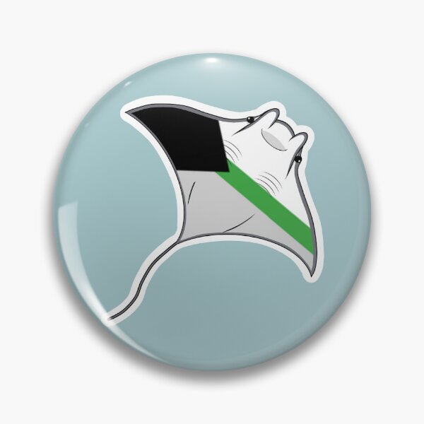 Item preview, Pride Mantaray Demiromantic Flag designed and sold by perpetuallyConf.