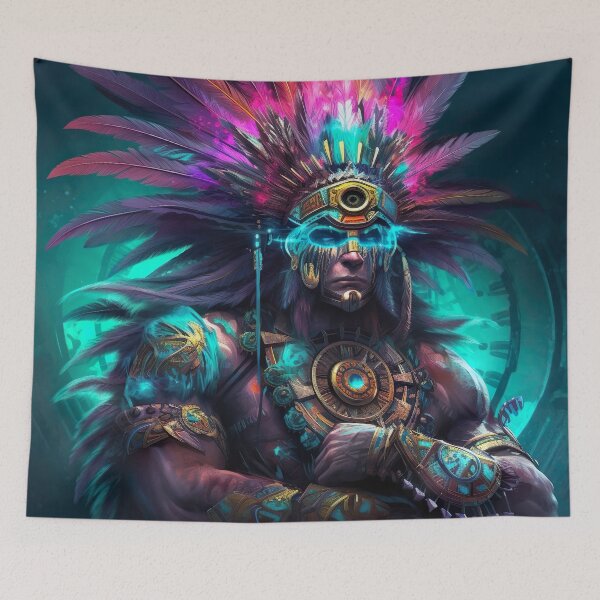 Item preview, Strong Aztec Man 5 designed and sold by alonzoMaria.