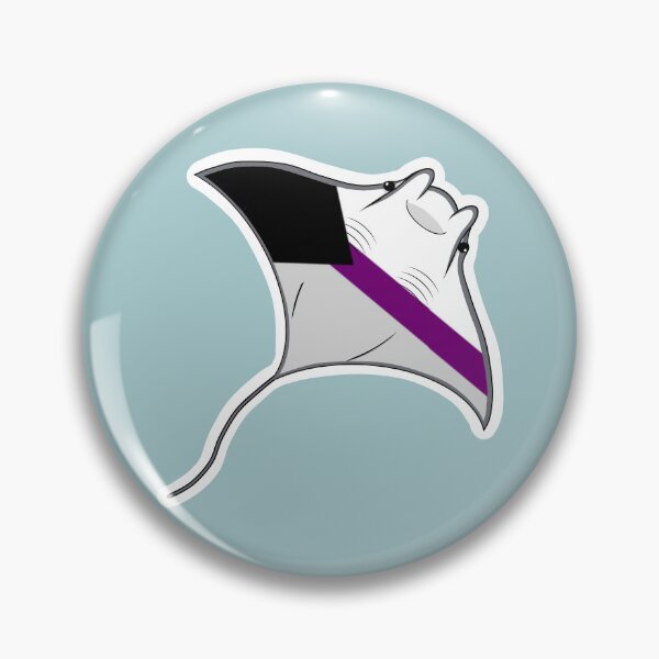Artikelvorschau, Pride Mantaray Demisexual Flag entworfen und verkauft von perpetuallyConf.