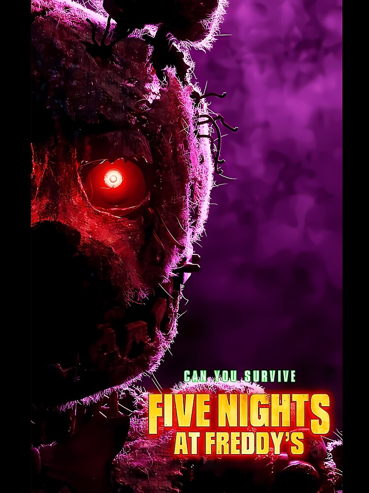 Fnaf Movie, Five Nights at Freddys movie Poster for Sale by ShopSouthKissi