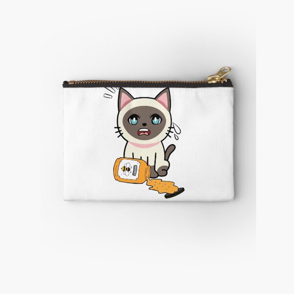 Item preview, Cute Siamese cat spilled a jar of honey designed and sold by Pet Station.