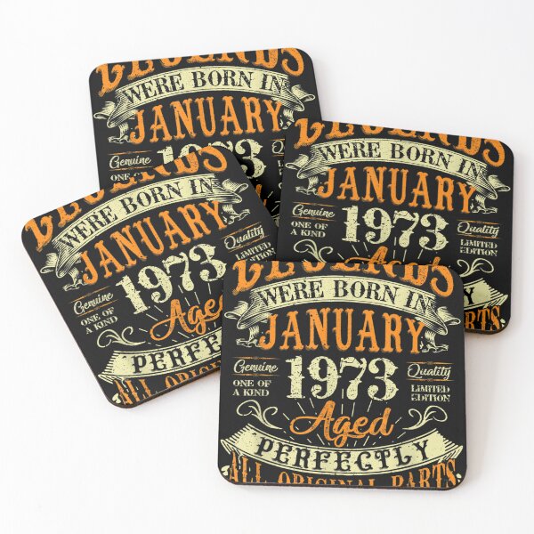 Item preview, 50th Birthday Gift 50 Years Old Legends Born In January 1973 designed and sold by Paula Evans.