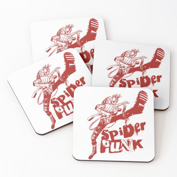 Item preview, Hobie/Spiderpunk Across The Spiderverse (Red With Text) designed and sold by artwithkristen.