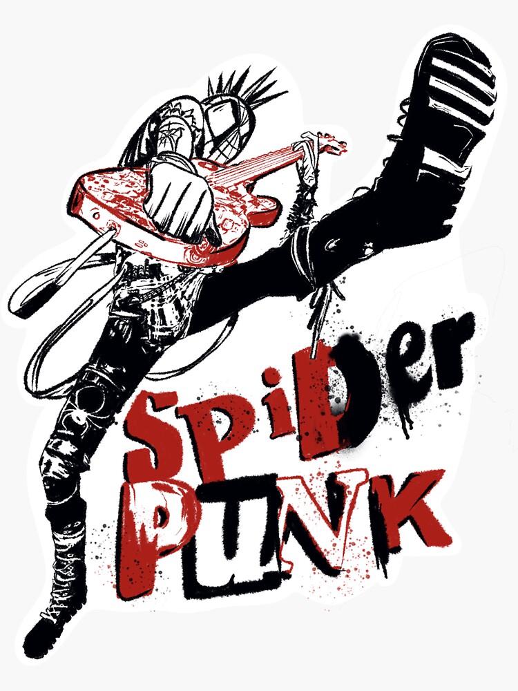 Spider-Punk! 🕸️🎸 #spiderverse #spiderpunkedit #hobiebrown #spiderpun