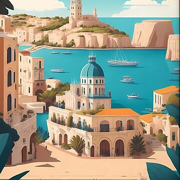 Artwork thumbnail, Malta Travel Poster by marcosshiloh