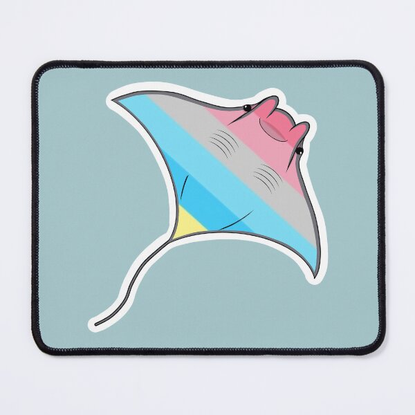 Item preview, Pride Mantaray Genderflux Flag designed and sold by perpetuallyConf.