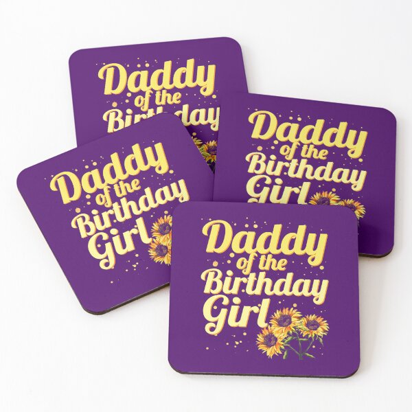 Item preview, Daddy Of The Birthday 	 Daughter Birthday Party Sunflower 	 	 designed and sold by wsvzzfxzwad89.