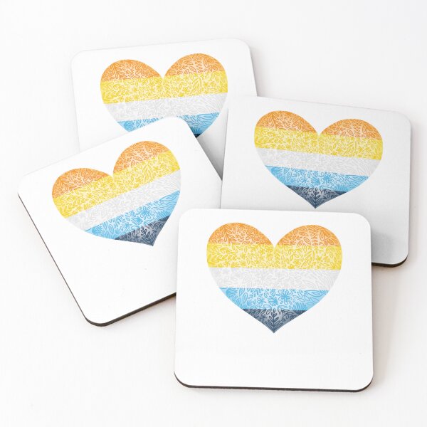 Item preview, Aroace Pride Heart designed and sold by rentsukidesigns.