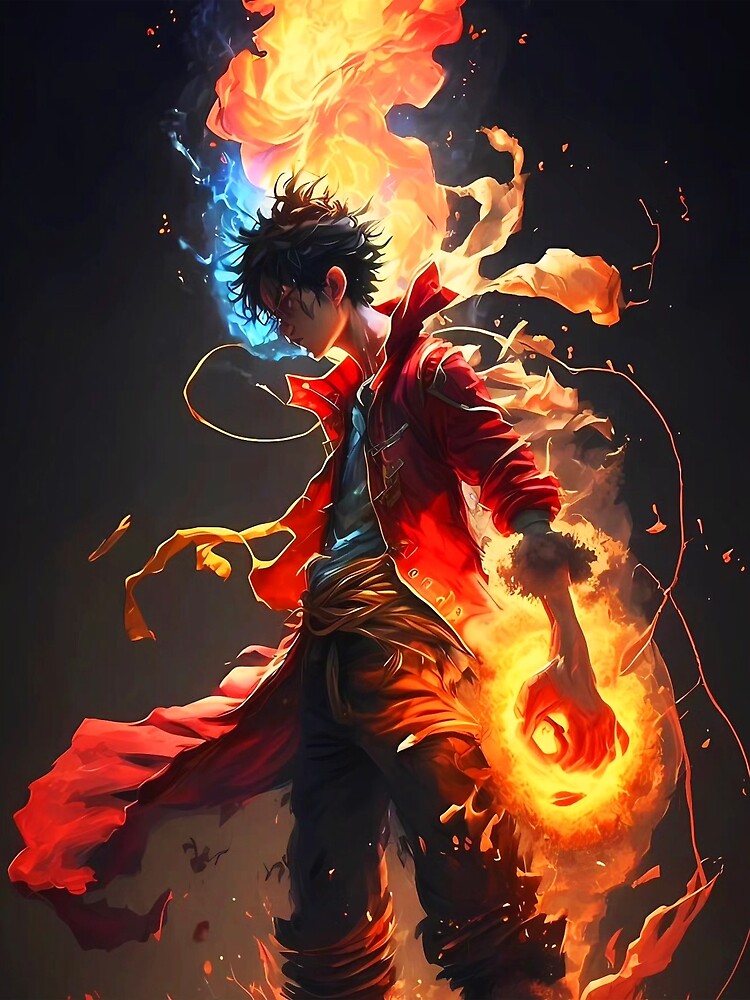 Luffy Gear 5 Anime One Piece Art Poster