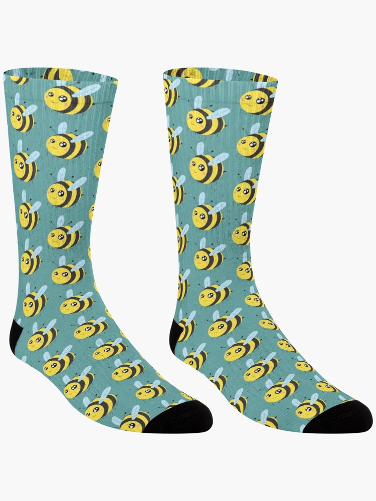 Thumbnail 3 of 5, Socks, bee! designed and sold by plotDriving-NPC.