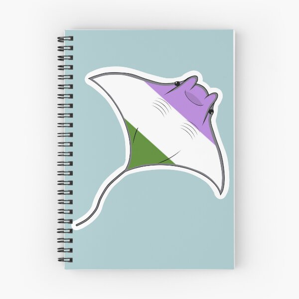 Item preview, Pride Mantaray Genderqueer Flag designed and sold by perpetuallyConf.