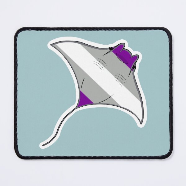 Item preview, Pride Mantaray Greysexual Flag designed and sold by perpetuallyConf.
