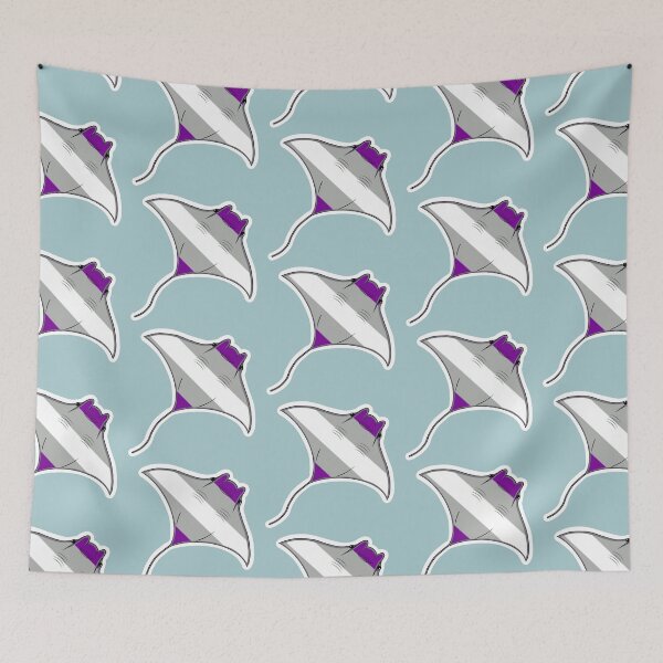 Item preview, Pride Mantaray Greysexual Flag designed and sold by perpetuallyConf.